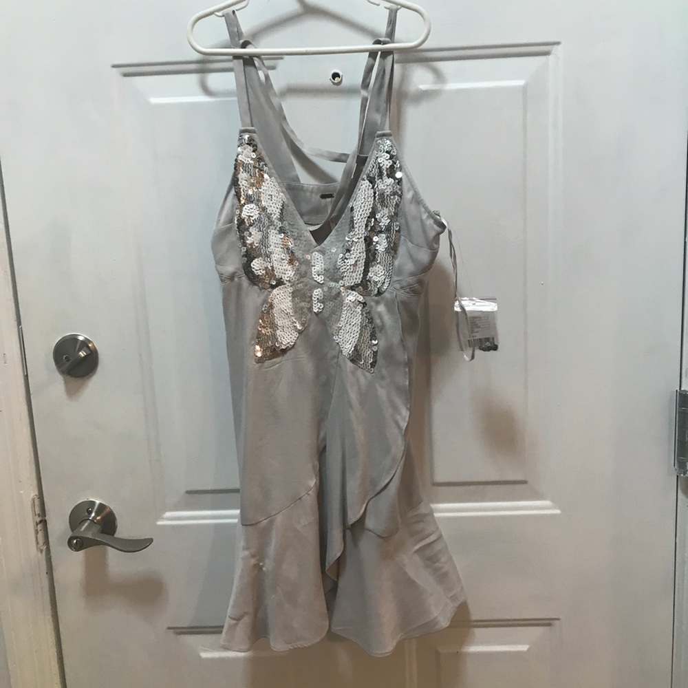 Free People butterfly sequin dress NWT - Picture 4 of 7